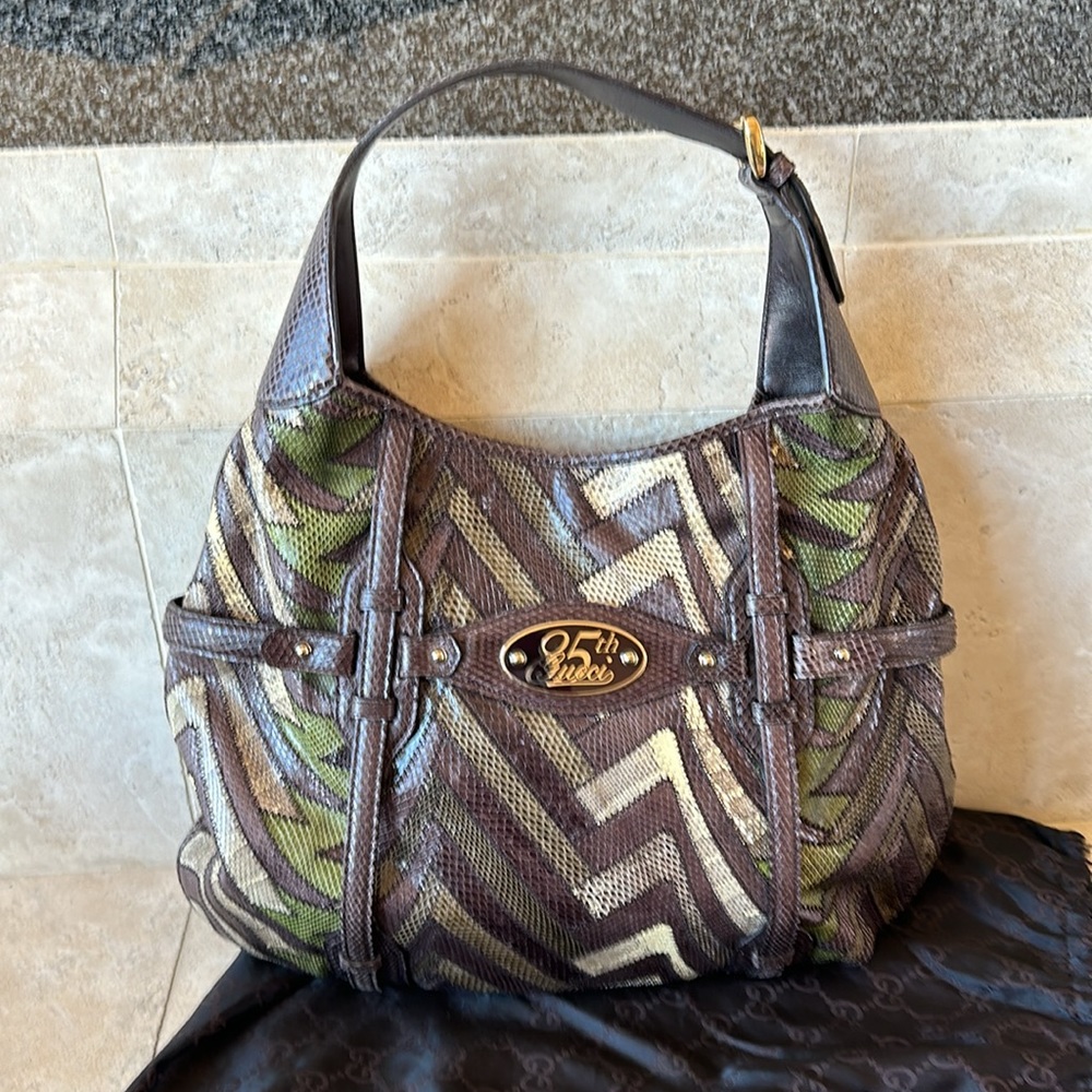 Gucci python hobo bag - Picture 2 of 11